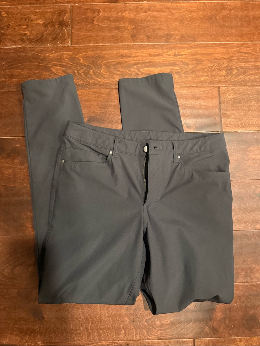 lululemon athletica Men's Black Stretch Chinos